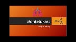 Montelukast  Leukotriene anatagonist  Drug of the Day [upl. by Salter48]