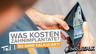 Was kosten Zahnimplantate 🤔 Kosten für Implantate einfach erklärt✅ [upl. by Graybill]