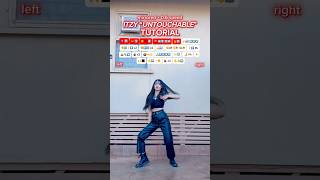 TUTORIAL ITZY quotUNTOUCHABLEquot dance 🔥 UNTOUCHABLE ITZY UNTOUCHABLEchallenge [upl. by Ihab]