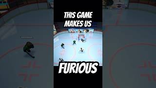 NOTHING makes us AGGRO like SPORTS GAMES 🤬 gaming hockey nhl [upl. by Dinesh]