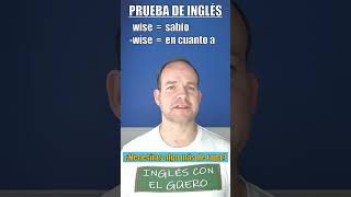 Sufijos en inglés WISE [upl. by Chelsey]