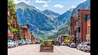 One of the most beautiful drives in Colorado in PEAK Fall color season Telluride Colorado [upl. by Jeane902]