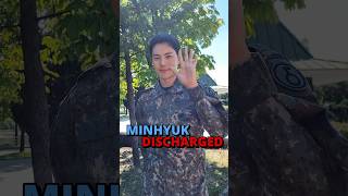 MONSTA X Surprise Minhyuk On His Military Discharge 🫡🎉 shorts [upl. by Sile441]