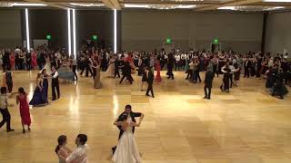 Stanford Viennese Ball 2019  Cross Step Waltz Contest First Round [upl. by Jerome]