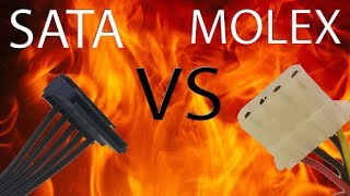 Sata VS Molex Power  Explained [upl. by Yxel503]