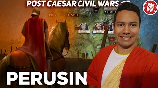 Perusine War  Octavian in Crisis Kings and Generals reaction [upl. by Bendicty]