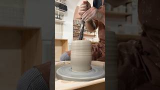 Let’s make a ceramic vase 🏺 ceramic pottery ceramics ceramicsart homedecor handmade [upl. by Ardnekahs259]