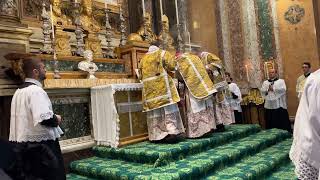 29 Oct 2023 A taste of the Pontifical Mass for Christ the King at Ss Trinità dei Pellegrini [upl. by Arvy]