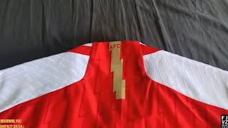 UNBOX ARSENAL 2324 HOME AUTHENTIC JERSEY [upl. by Studnia]