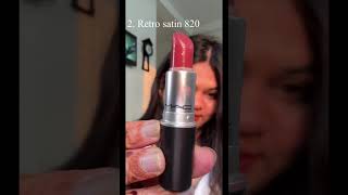 MAC lipstick’s swatching 💄😍 best of mac youtubeshorts [upl. by Roy400]