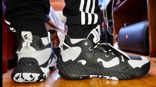 Adidas Harden Volume 6  Black and White  On Feet  Closer Look [upl. by Orten358]