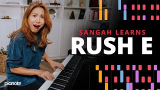 Professional Pianist Learns Rush E On The Spot 🔥 [upl. by Edie]