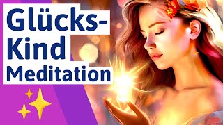 🟣 Glückskind Meditation Meditation für mehr Glück und Zufriedenheit [upl. by Pudens]