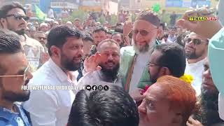 AIMIM Chief Barrister Asaduddin Owaisi Conduct Padyatra From Azad Chowk To Chelapura In Aurangabad [upl. by Idel]