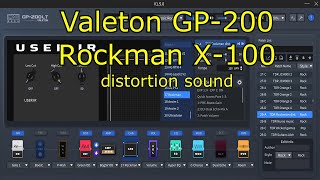 Valeton GP200 Rockman sound [upl. by Htennaj]