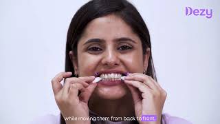 How to use Chewies  Dezy Aligners  Aligner Chewies [upl. by Ahsimed]