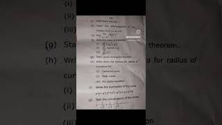 BSc maths first semester question paper 2024 📜📜 [upl. by Enra]