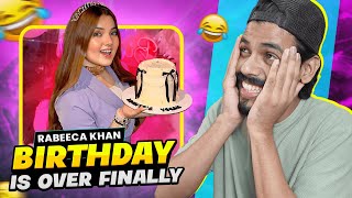 RABEECA KHAN Birthday Is Over FINALLY 🤣 [upl. by Merton267]