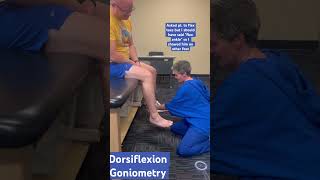 Dorsiflexion Goniometry [upl. by Roxanne]