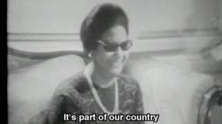 Umm Kulthum  أم كلثوم  interview English subtitles [upl. by Mar]