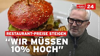 Mehrwertsteuer steigt Gastronomen in Berlin erhöhen die Preise [upl. by Shaffer]