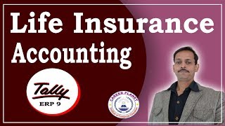 Life Insurance Accounting Entry in Tally ERP 9 LIC Premium paid Entry in Tally [upl. by Nrublim]