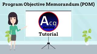 Program Objective Memorandum POM Tutorial [upl. by Gretal]