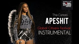 The Carters  APESHIT 🦍 Global Citizens Instrumental With Lyrics [upl. by Landis698]