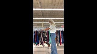 come thrift with me but not buying anything shorts thrifting thriftwithme [upl. by Nnaeerb]