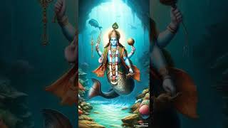 Matsya Avatar Bhagwan Vishnushortvideo motivation [upl. by Nnaeiram]