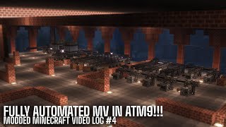 My Massive Gregtech MV Factory in ATM 9  Modded MC Video Log 5 [upl. by Aiuqram]