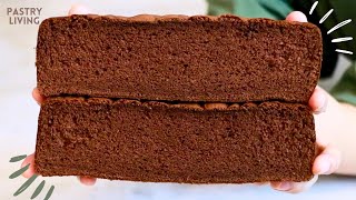 Best Chocolate Sponge Cake  FLUFFY amp MOIST [upl. by Frierson607]