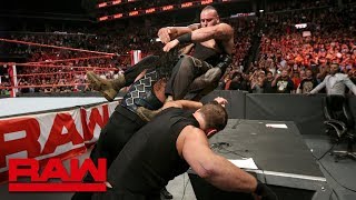 The Shield reunite to stop Braun Strowman from cashing in Raw Aug 20 2018 [upl. by Bain862]