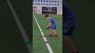 Rolling Out Drill  QB Pocket Drill Work for Football Coaches footballdrills quarterbackmechanics [upl. by Abdul703]