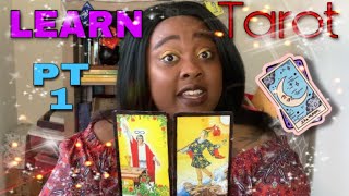 Learning Tarot For Beginners Major Arcana PART 1 [upl. by Ttirrej549]