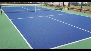 How to paint pickleball lines [upl. by Odicalp737]