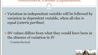 Nomothetic vs Idiographic Causal Explanations [upl. by Nhaj]