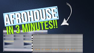 Learning to make AFRO HOUSE in 3 MINUTES [upl. by Lednar]