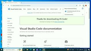 Visual Studio Code Installation on windows  VS C ode for windows 10 windows 10 [upl. by Varhol]