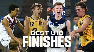 The WILDEST finishes to U18 games 😱  AFL [upl. by Ancell100]