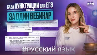 ВСЯ ПУНКТУАЦИЯ ДЛЯ ЕГЭ 2025 ЗА ОДИН ВЕБ [upl. by Mir]