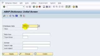 How To Create ZTABLE or New Custom Table in SAP [upl. by Gui]