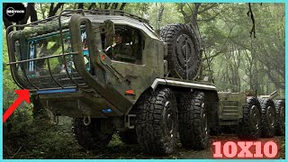 10 most Extreme Off Road Military Trucks in the world 10X10 and 8X8 [upl. by Neyuq975]