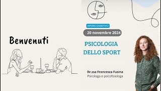 AperiCOGNItivo Mente e Prestazione Il Ruolo della Psicologia nello Sport [upl. by Akino42]