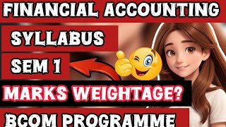 👆Financial Accounting Syllabus Semester 1 viral Collegeinfohub [upl. by Eudo]