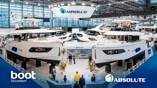 Boot Düsseldorf 2024 Absolute Yachts [upl. by Nedak]