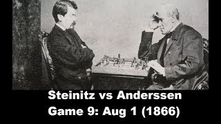 Game 9 Anderssen vs Steinitz  London 1866 30 [upl. by Leamsi446]