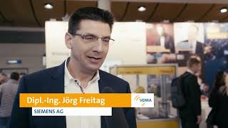 Dipl Ing Jörg Freitag Siemens AG Hannover Messe 2019 [upl. by Odnam]