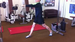 Unique Results  Lunges with Archer cable row [upl. by Thompson50]