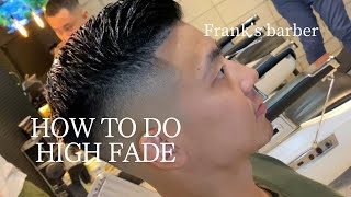 How to do a high fade with hard part ハイフェードハードパートのやり方解説動画。 [upl. by Hosfmann]